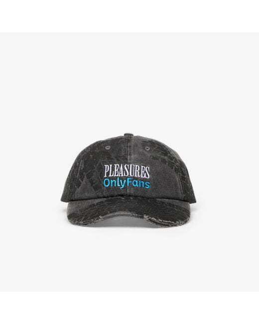 Pleasures Black X Onlyfans Lockup Hat