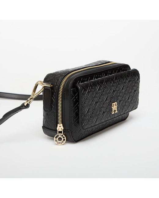 Tommy Hilfiger Black Icon Camera Bag Mono