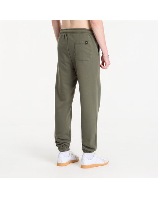 Alpha Industries Green Pants Basic Small Logo Ii Jogger for men