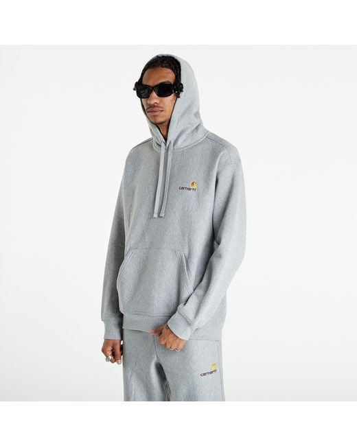 Carhartt Sweatshirt Hooded American Script Sweat in het Gray voor heren