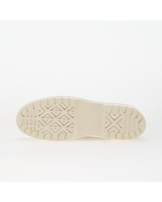 Converse Natural Sneakers Chuck Taylor All Star Lugged Heel Platform Waterproof Leather Hi Papyrus/ Papyrus/ Egret Eur