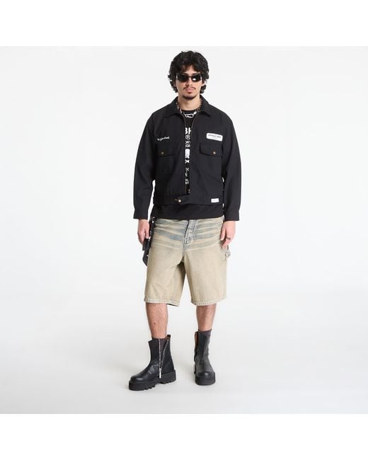 Neighborhood Jas Zip Work Jacket in het Black voor heren