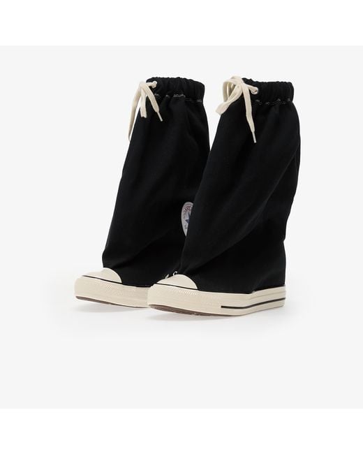 Converse Black Sneakers Chuck Taylor All Star Wedge X-Hi/ Egret Eur
