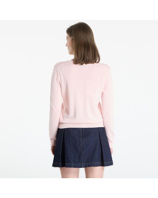 Lacoste White Pullover Sweater