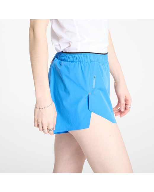 Soar Running Korte Broek Split Shorts in het Blue
