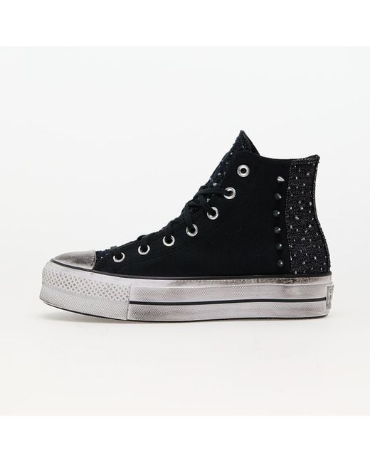 Baskets chuck taylor all star lift platform chrome black silver black eur 38 Converse Lyst