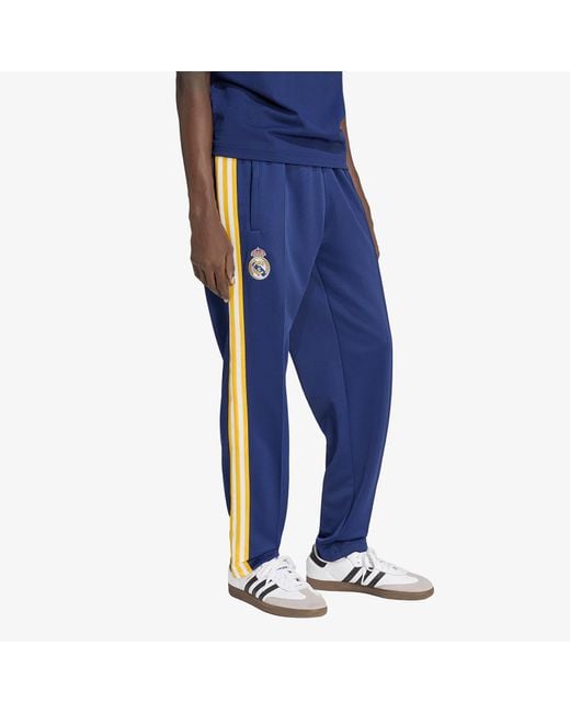Adidas Originals Sweatbroeken Adidas Real Madrid Originals Track Pants in het Blue voor heren