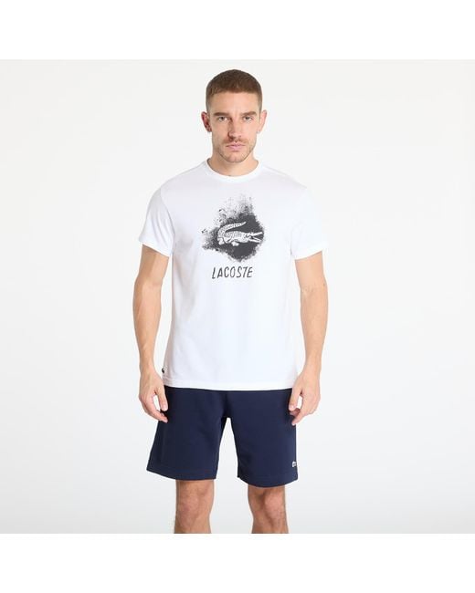Lacoste T-Shirt Technical T-Shirt in White für Herren