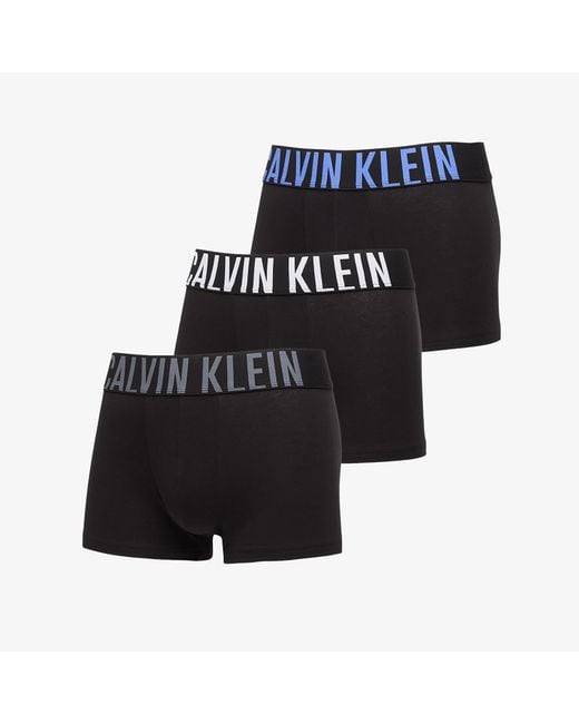 Calvin Klein Boxers Trunk 3-Pack in het Black voor heren