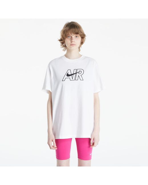 Nsw tee bf air di Nike in White