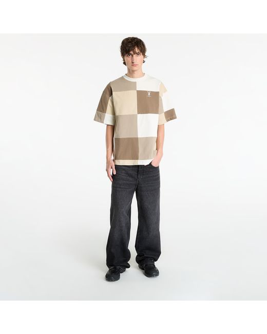 FTSHP T-Shirt Playboy X Patchwork Tee in het Natural