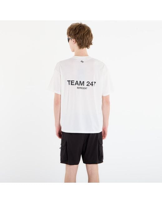 T-shirt team 247 oversized tee unisex s Represent en coloris White