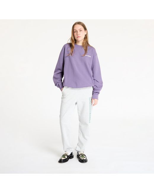 Sporty & Rich Purple Sweatshirt Health Is Wealth Crewneck Dusty Grape