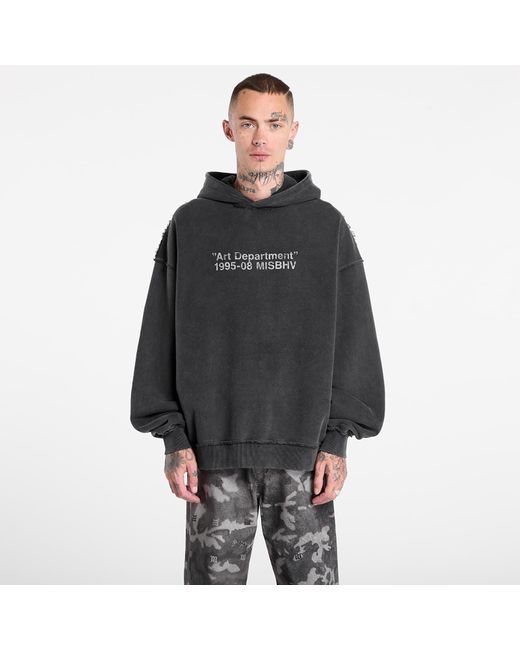M I S B H V Sweatshirt Basic Hoodie in Black für Herren