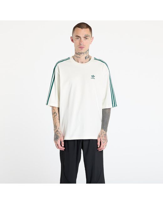 Adidas Originals White T-Shirt Adidas Adicolor Oversized T-Shirt Off/ Collegiate for men