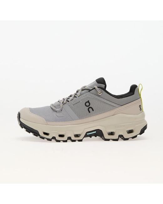 On Shoes White Sneakers W Cloudrock Low Wp Alloy/ Ice