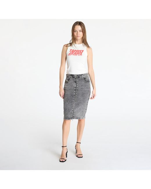 Tommy Hilfiger Blue Tank Top Tommy Jeans Slim Sh Tj Bubble Tee