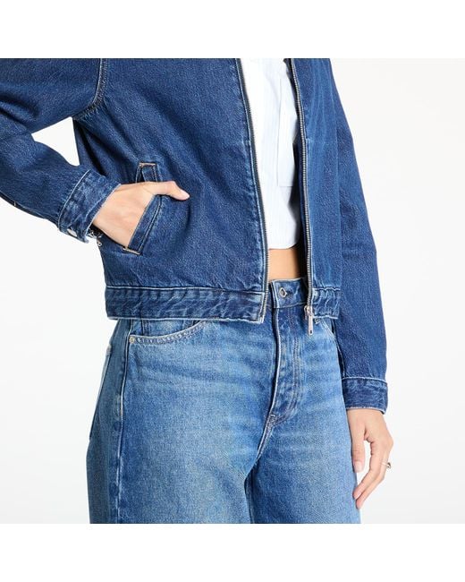 Calvin Klein Blue Jacket Jeans Zip Jacket