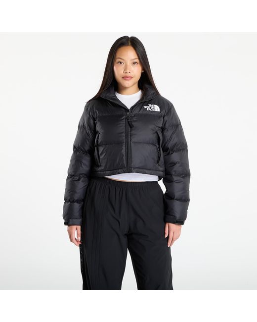 Giacca W Nuptse Short Jacket Tnf/ Tnf di The North Face in Black