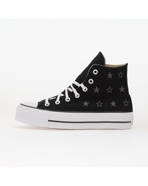 Sneakers Chuck Taylor All Star Lift Platform Celestial Hi/ Natural Ivory di Converse in Black