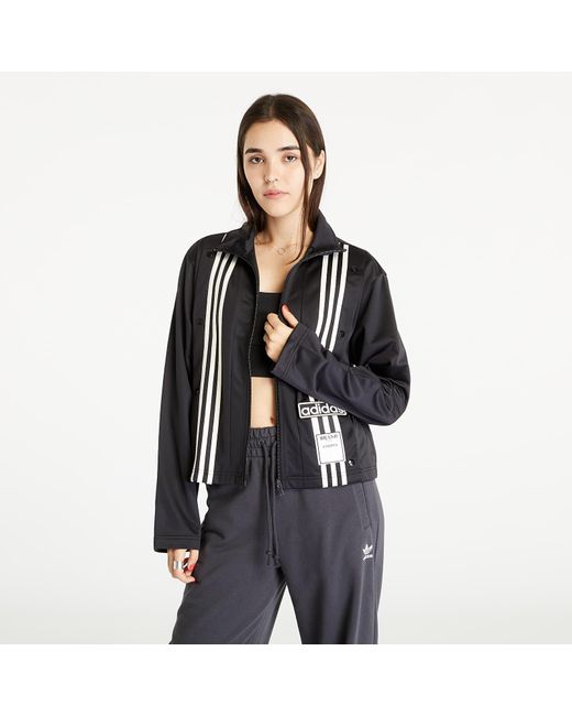 adidas Originals Adidas Track Top in Black Lyst