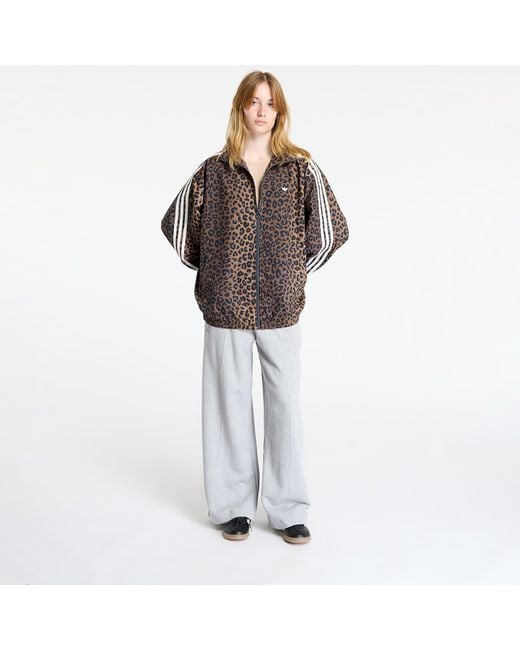 Adidas Originals Brown Windjacke Adidas Fb Oversized Track Top