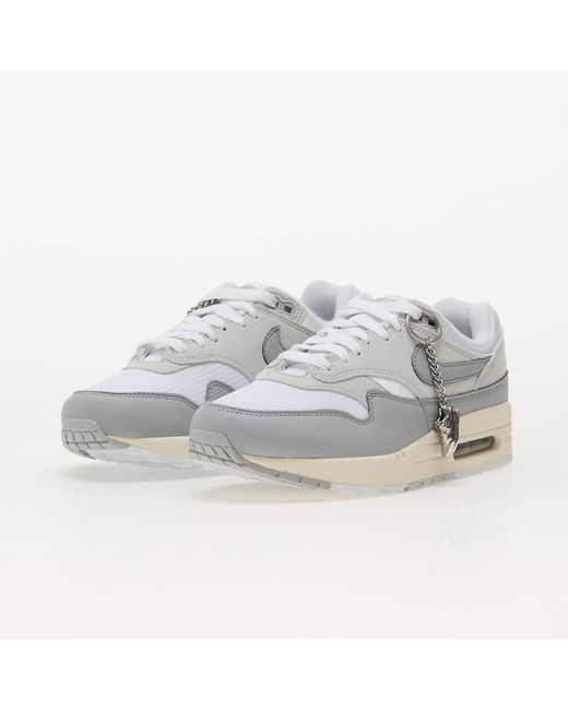 W air max 1 87 pure platinum/ lt smoke grey-white-sail Nike en coloris Gray