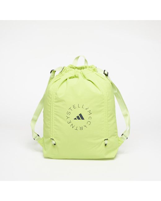 Adidas Originals Green Adidas By Stella Mccartney Gymsack Bahia Glow/ Utility
