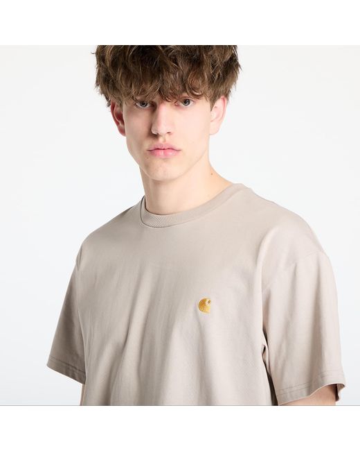 T-shirt s/s chase t-shirt dusky beige/ gold xs Carhartt en coloris Natural