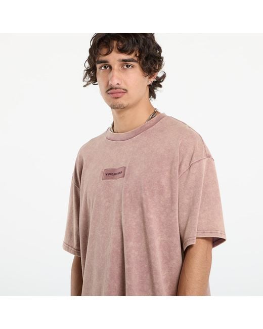 Under Armour Red T-Shirt Project Rock Hwt Os Tee for men