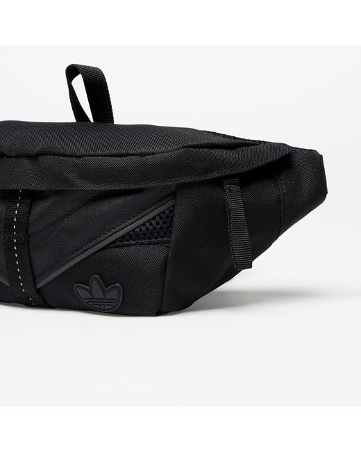Adidas Originals Black Adidas Waistbag for men