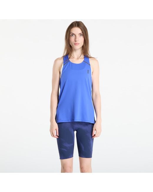 On Shoes Performance Tank in het Blue