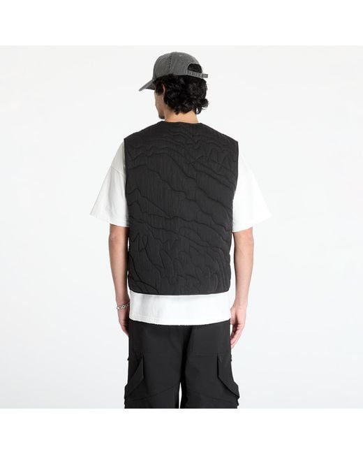 FTSHP Gilet Lining Quilted Vest in het Black
