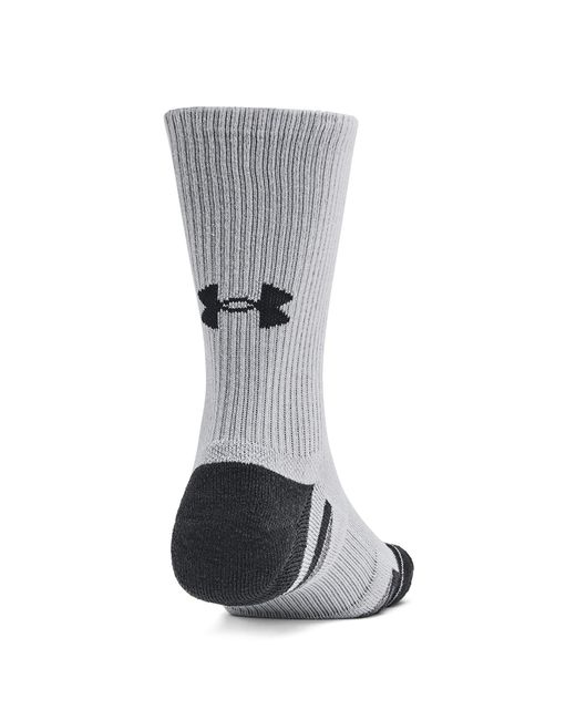 Under Armour Gray Perf Tech 6-Pack Crew Mod/ Mod/ Jet