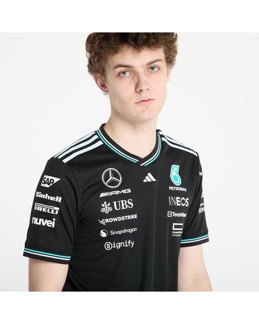 Adidas Originals Jersey Adidas X Mercedes Amg Petronas Formula One Team Driver Authentic Jersey in het Black voor heren