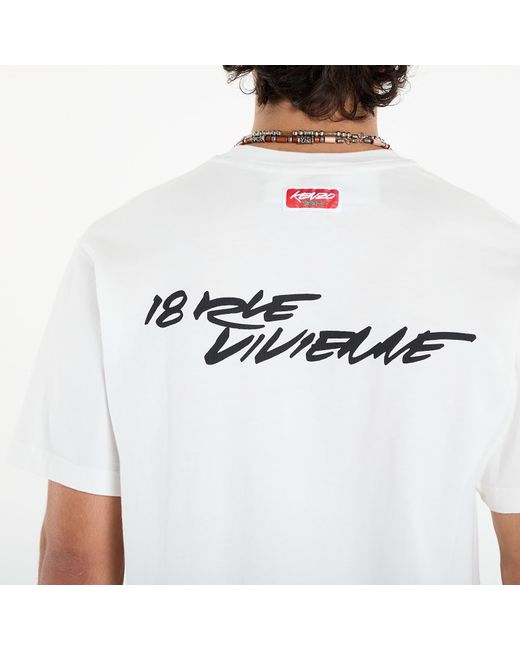 KENZO White T-Shirt X Futura 2000 T-Shirt for men