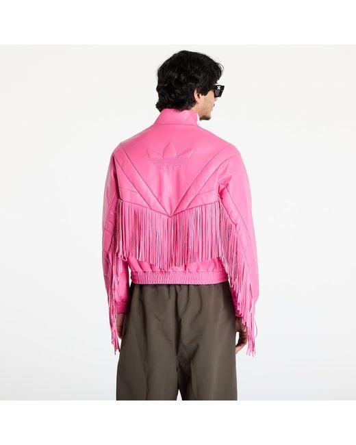 adidas x マインクラフト★ロゴ ジャケット Pulse Magenta送関込 adidas Originals Minecraft Jacket Pulse Magenta Colorway