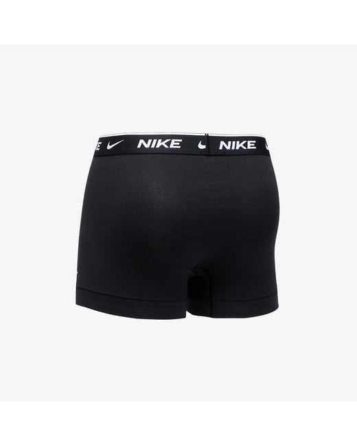 Nike Boxershorts Dri-Fit Everyday Cotton Stretch Trunk 3-Pack in Blue für Herren