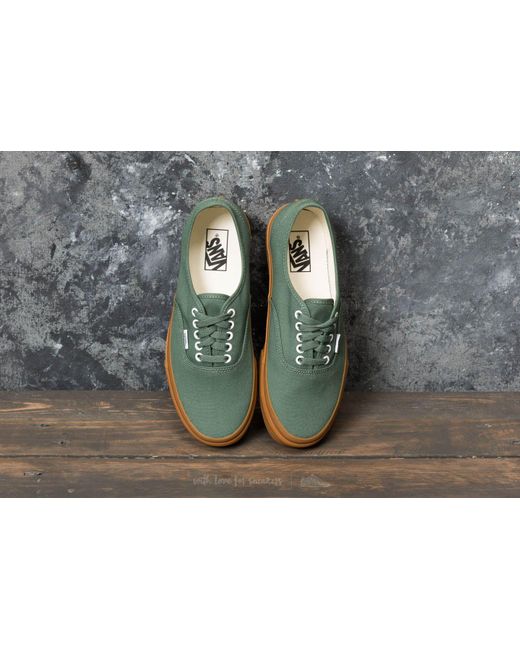 Vans authentic duck shop green