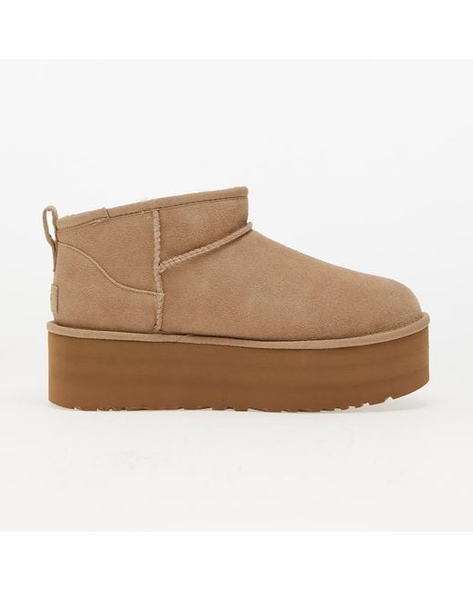 Ugg Natural Sneakers W Classic Ultra Mini Platform