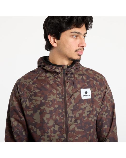 Saysky Jas Camo Pace Jacket in het Brown voor heren
