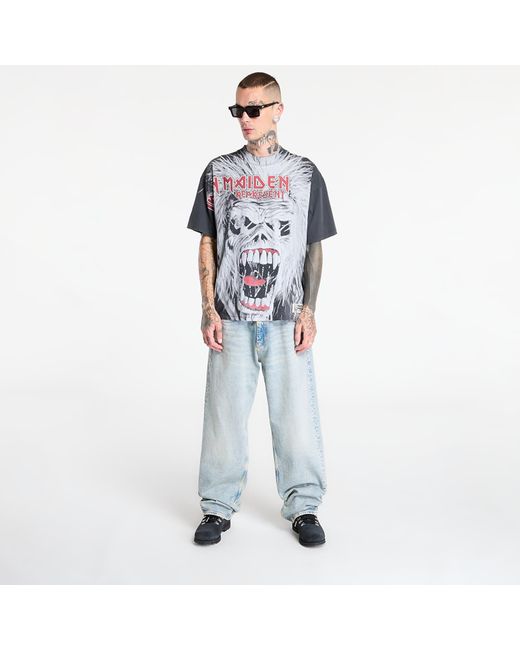 Represent T-Shirt X Iron Maiden British Metal T-Shirt in Blue für Herren