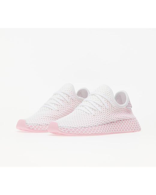 adidas deerupt white pink