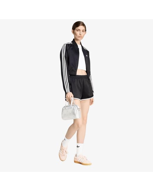 Adidas Originals Black Satin Sst Jacket