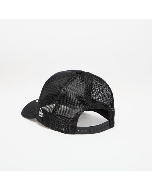 KTZ Black Graphic Patch 9Forty A-Frame Trucker Adjustable Cap