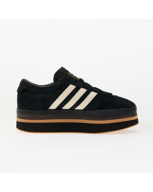 Adidas Originals Sneakers Adidas Gazelle Stack W Core/ Cream/ Gum 3 Eur in het Black