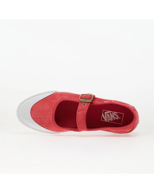 Vans Red Sneakers Mary Jane