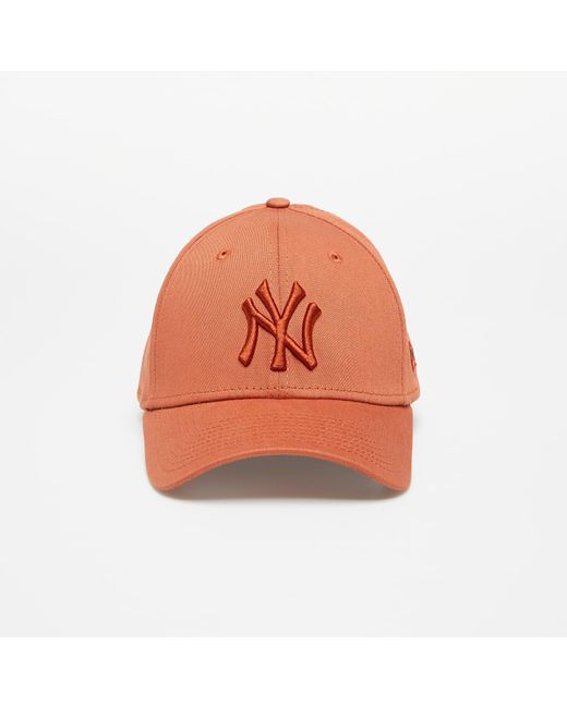 KTZ Orange New York Yankees League Essential 39thirty Fitted Cap Peach