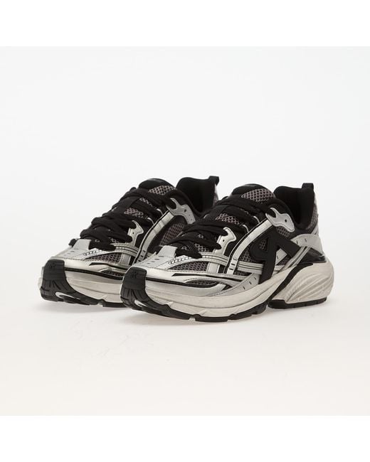 Represent Black Logo Appliqué Storm Runner Sneakers for men