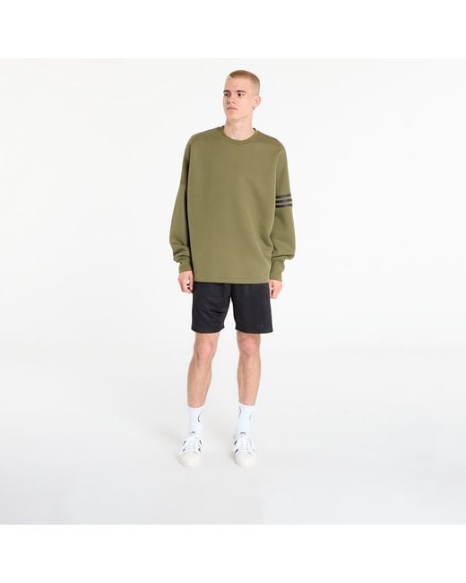 Adidas Originals Green Sweatshirt Adidas Neuclassics Oversized Crew for men